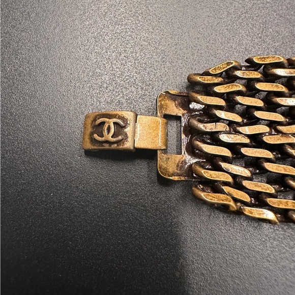 Vintage Chanel *Rare* highly collectible mesh chain mail choker - Picture 4 of 7